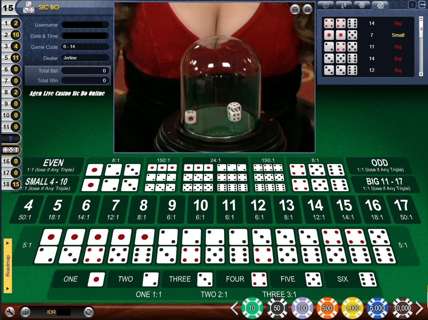 Agen Live Casino Sic Bo Online